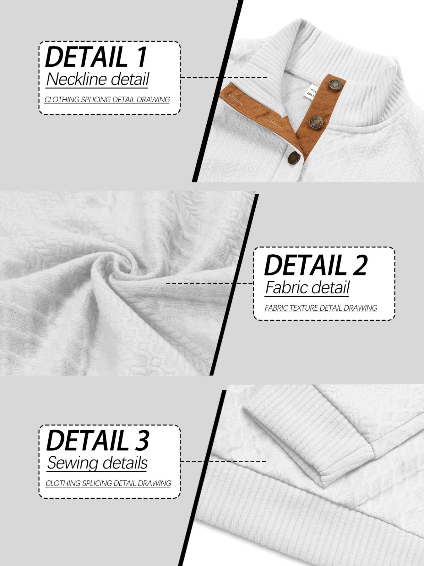 Men's solid color autumn and winter jacquard pattern fashion hoodie, basic soft and comfortable casual loose version of the long sleeve hoodie, suitable autumn and winter seasons, daily wear men's top, street style Sweatshirt