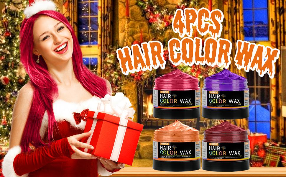 Temporary Hair Color Wax for Men, Women, Kids - Daily Party, DIY Washable Hair Chalk for Instant Color Salon Plant Safeandgentle Naturalingredients Temporary Hair Color Wax for Men, Women, Kids - Daily Party, DIY Washable Hair Chalk for Instant Color Salon Plant Safeandgentle Naturalingredients