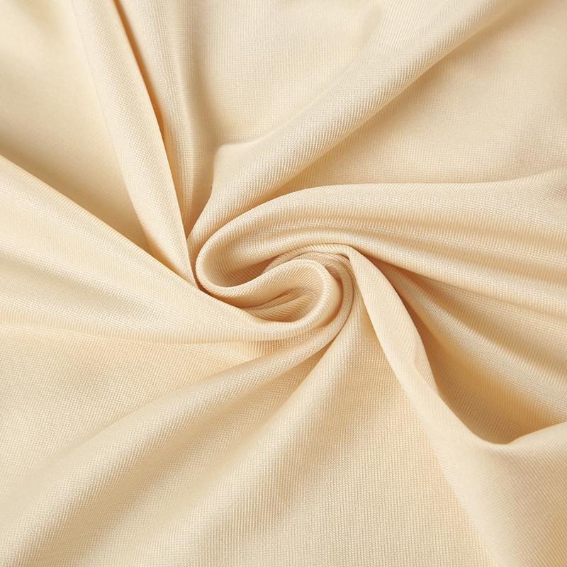 Women's Solid Color Crop Tee, Casual V Neck Long Sleeve T-shirt for Summer, Women's Clothing for Daily Wear