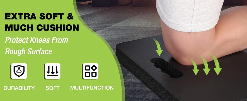 #JumpstartSale WORKPRO Extra Thick Kneeling Pad, Soft Foam Cushioning for Knee, Large Foam Kneeler Mat for Gardening, Bathing Baby, Workout Supplies, 17.5 x 11 x 1.5 in