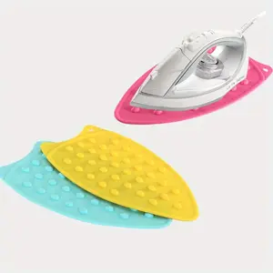 New Silicone Waterproof Iron Hot Protection Rest Pad Mat Safe Surface Iron Stand Mat Rest Ironing Pad Colorful Insulation Boards