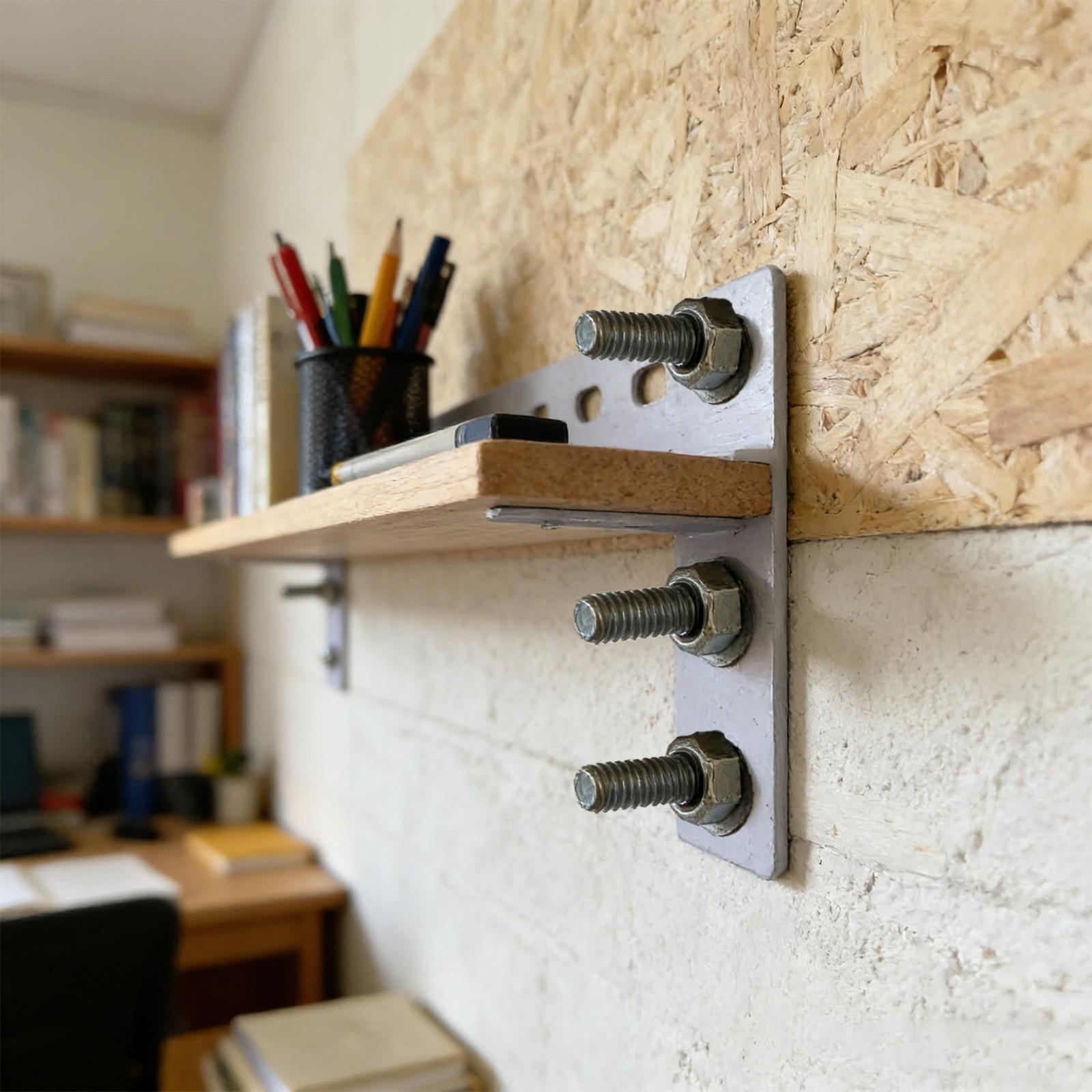 Rust Resistant Sleeve Anchors for Hollow Brick & Cinder Block, Carbon Steel Furniture Wall Anchor, Pre-Assembled Bolt Set, zinc Plated Expansion Anchors, Easy Install for Shelves & Cabinets, Multiple Usage Methods