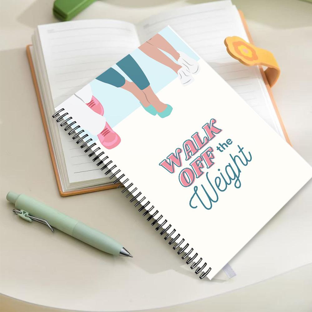 Weight Loss Fitness Journal, Challenge Notebook, Guided Workout Log with Motivational Prompts for Goal Setting and Habit Tracking