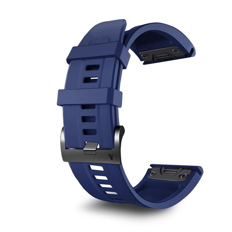 22/26mm quick installation strap, compatible Garmin tactix 8 47/51mm/Descent G2/Mk3i 51mm/Fenix 8 51/47mm/7X/7Pro/6X/6pro/5X/5plus， Soft silicone sports strap compatible with quatix 5/6/7/Epix Pro 51mm/Tactix7 AMOLED/Enduro3 2/Forerunner 955 965