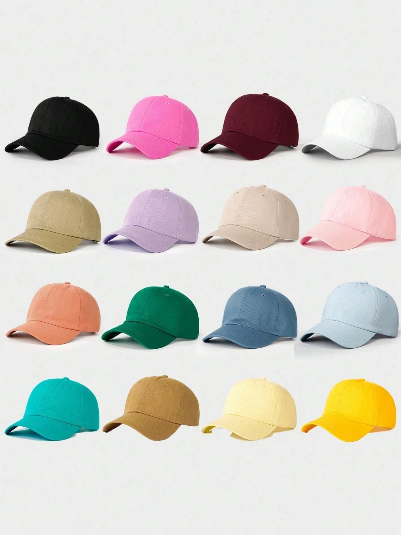 1PC Adjustable Baseball Hat, Soft Crown Sun Protection Cap, Casual Y2K Style, Unisex, Ideal for Travel, Beach, Spring & Fall