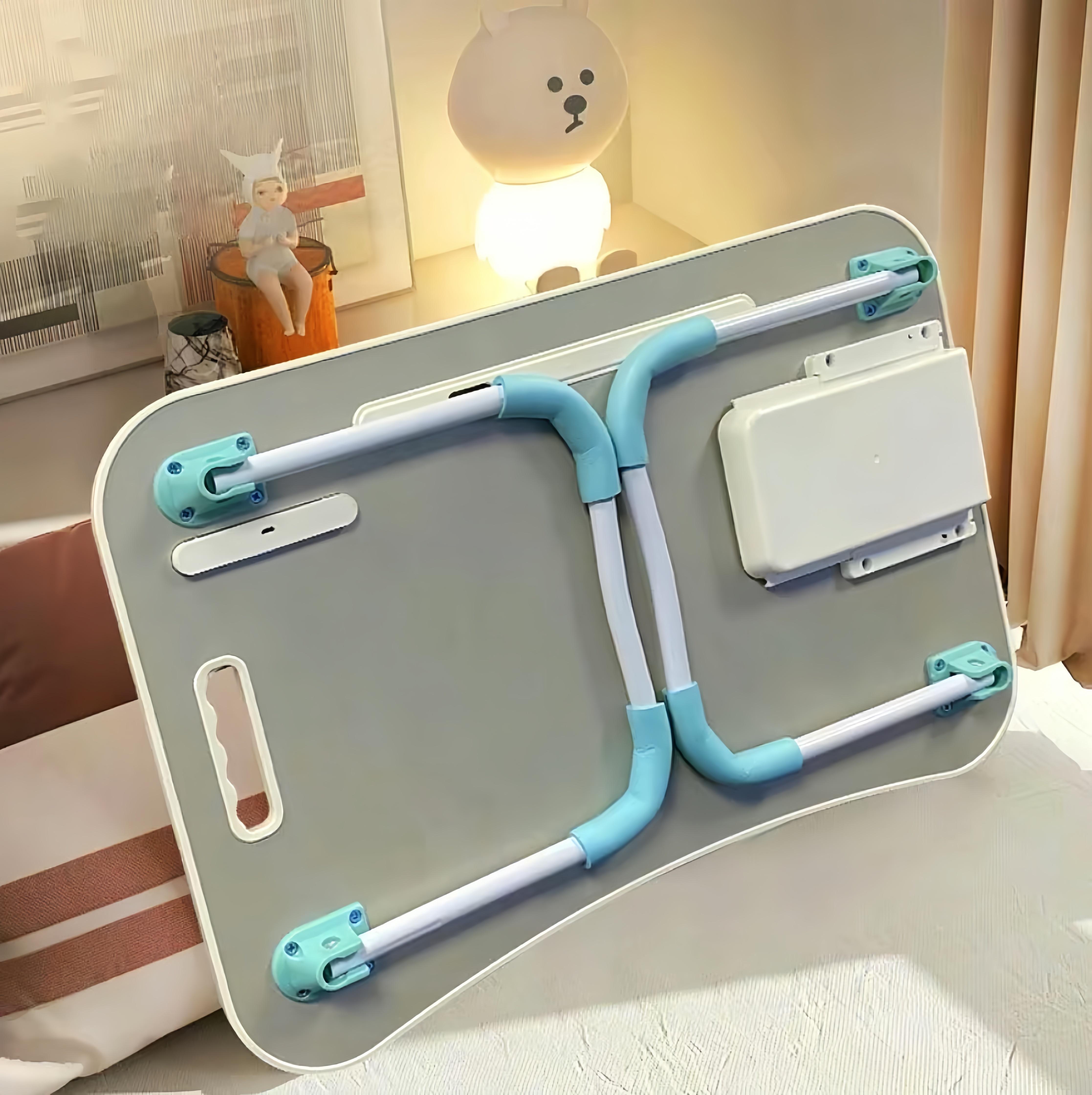 Ultra Large Portable Laptop Bed Table - Multi Functional Tray Holder with Cup Holder And Drawer, USB, Fan, And Light - Perfect for Eating, Reading, And Writing on Beds, Sofas, Floors - Stable, Durable, And Foldable Ultra Large Portable Laptop Bed Table - Multi Functional Tray Holder with Cup Holder And Drawer, USB, Fan, And Light - Perfect for Eating, Reading, And Writing on Beds, Sofas, Floors - Stable, Durable, And Foldable