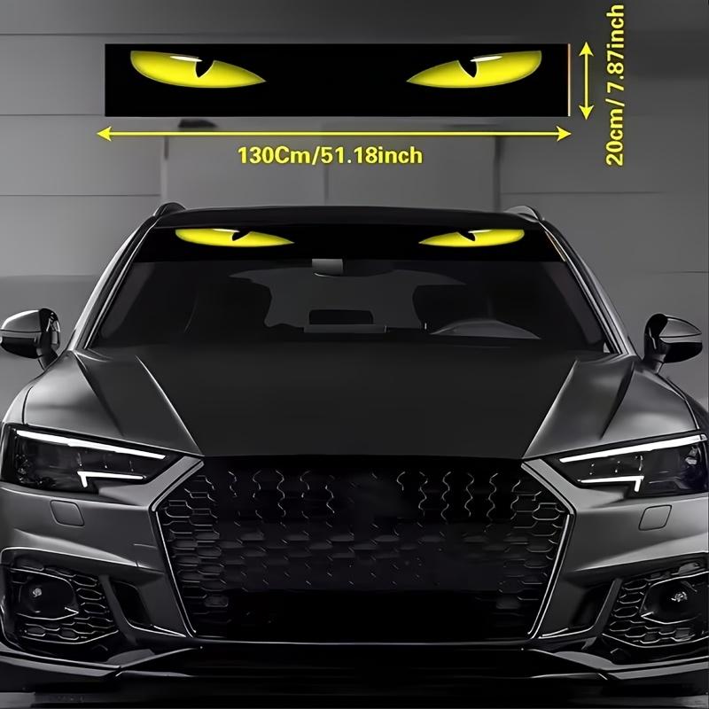Multi-style Monster Eye - Car Windshield Sticker - Can Be Installed on Car Hoods, Front Windshields, and Rear Windshields as Decorative Decals