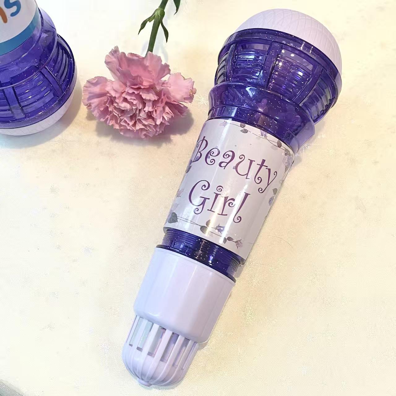 Physical Echo Microphone Toy, Lightweight Music Singing Toy, Party Fun Gadget (no Batteries), Abs Material, Perfect Gift for Christmas Birthday Parties, Echo Effect, Star