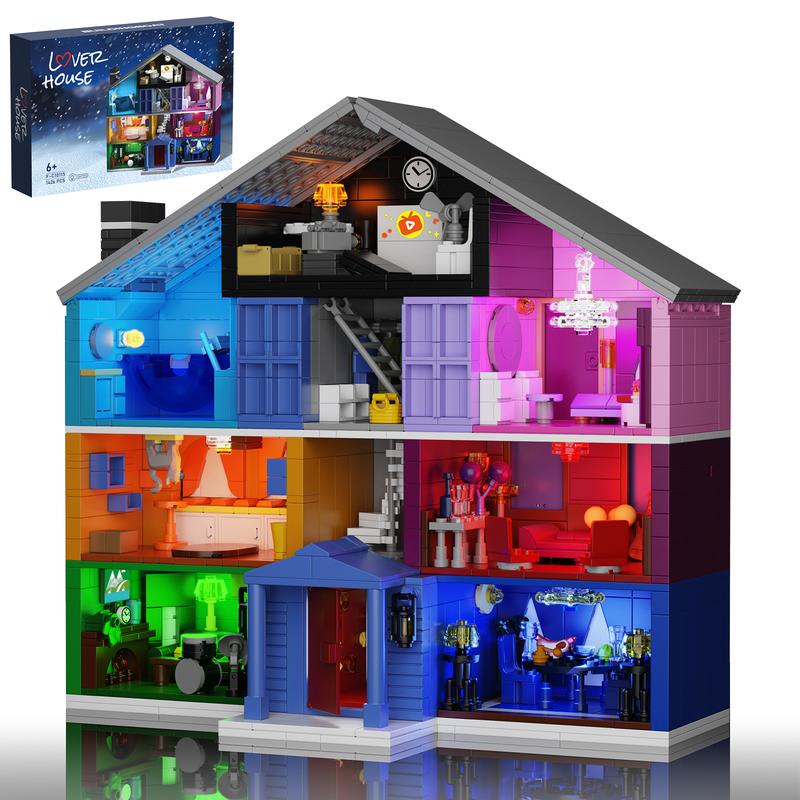 Premium quality building blocks close-up