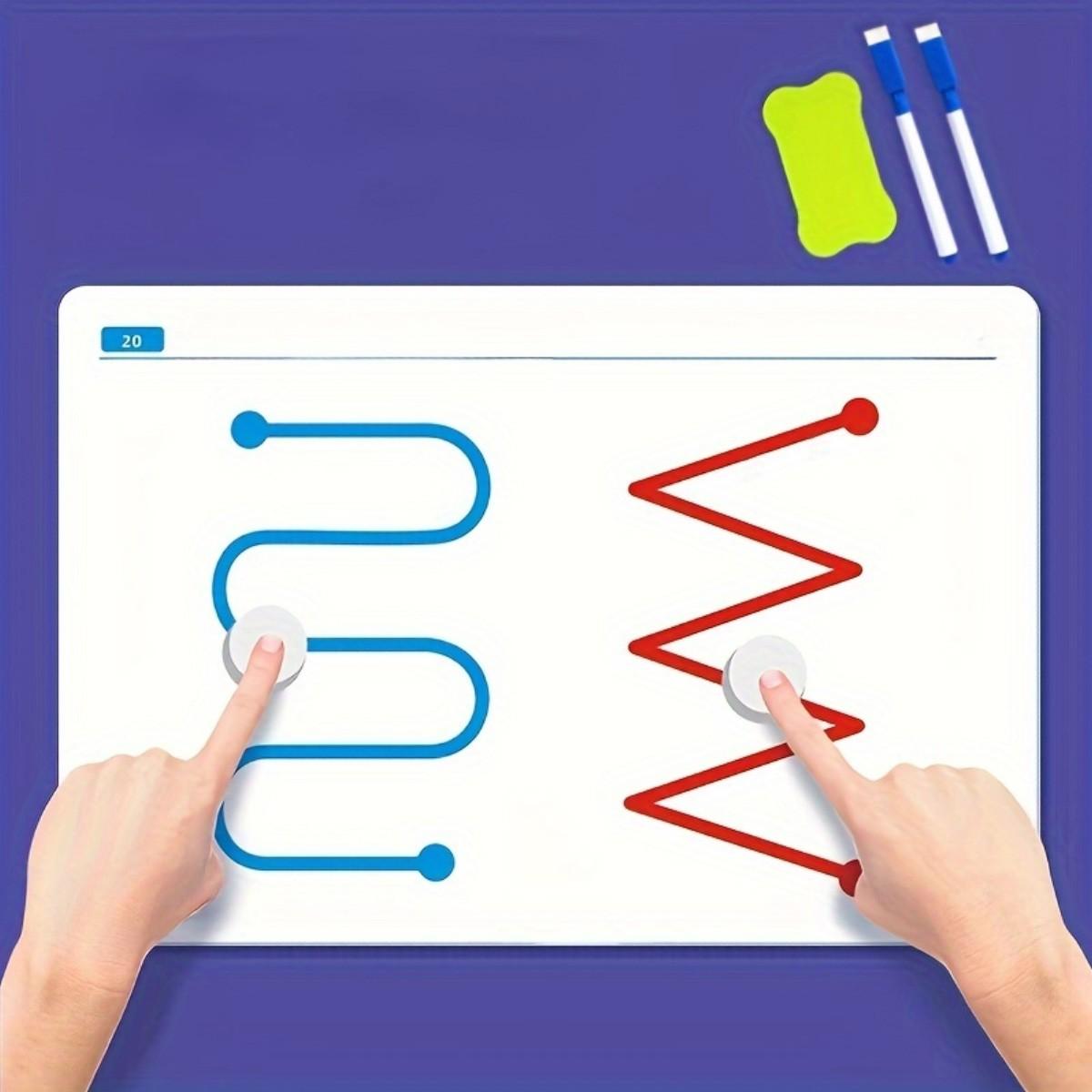 20 Piece Action Coordination Practice Set, Cardboard Material, No Batteries Required, Three Difficulty Levels, Ideal for Skill Development