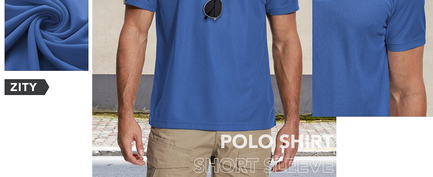 ZITY 3 Pack Mens Yellow Polo Shirts Short Sleeve Sports Golf Tennis T-Shirts Dry Fit Active Fitted Design Activewear Performance Material Polyester Spandex ZITY 3 Pack Mens Yellow Polo Shirts Short Sleeve Sports Golf Tennis T-Shirts Dry Fit Active Fitted Design Activewear Performance Material Polyester Spandex