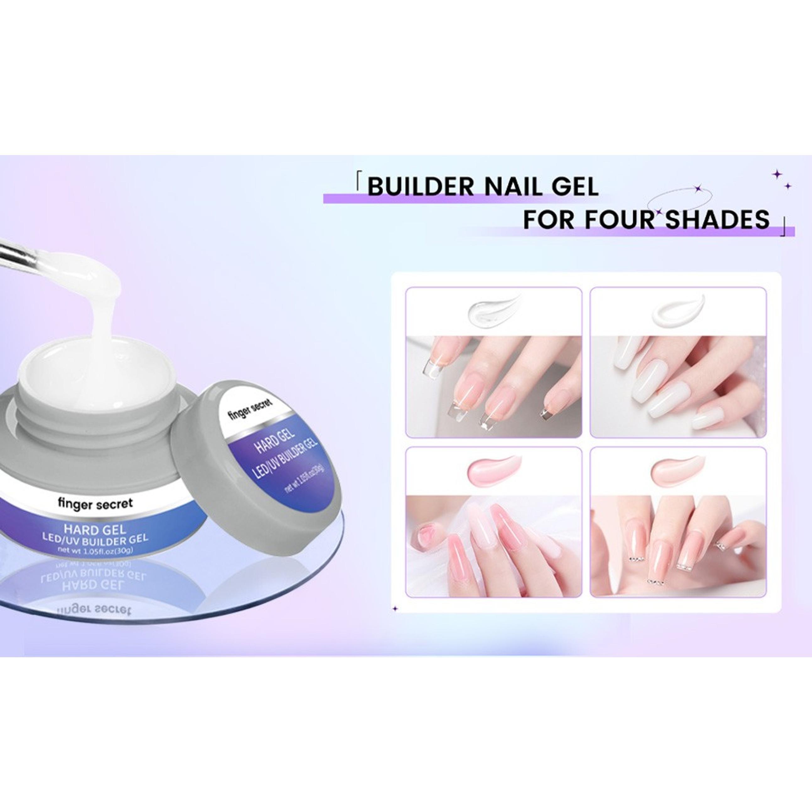 Builder Gel Nails Kit - Strong, Long-Lasting Nude 3D Sculpting Gel for Nail Extension, 2oz (Clear & Nude, 1fl.oz*2) Builder Gel Nails Kit - Strong, Long-Lasting Nude 3D Sculpting Gel for Nail Extension, 2oz (Clear & Nude, 1fl.oz*2)