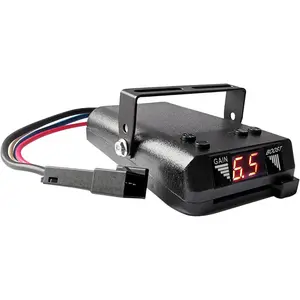 Proportional Trailer Brake Controller Kit, Digital Electric Brake Control with LED Screen Display for 1-4 Axles Trailers, Smooth Stop Technology with Boost Mode, Plug-in Simple Brake Control