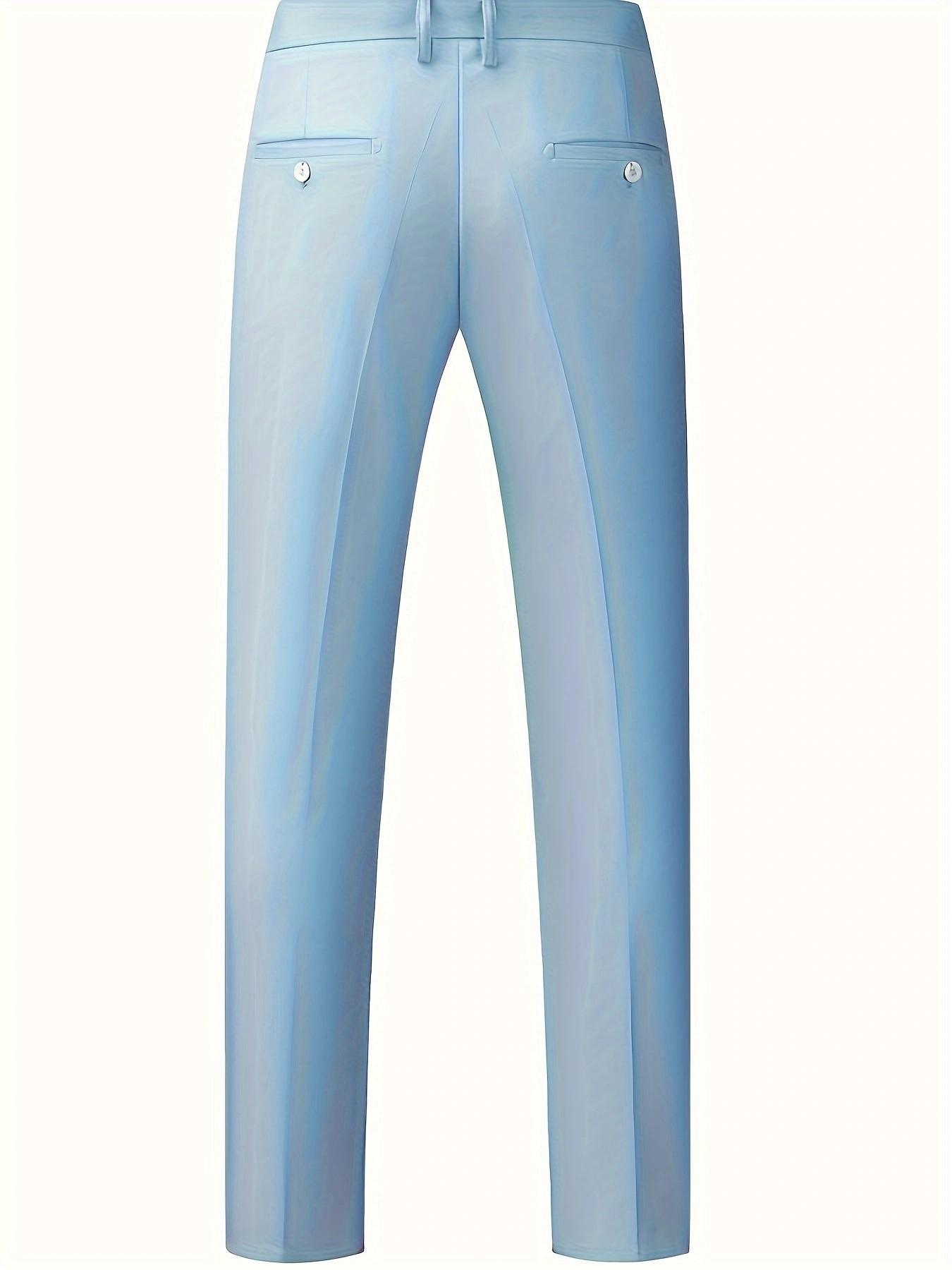 Men's fashionable double-breasted slim-fit suits, high-quality business plain-color two-piece suits, groom and best man wedding gowns, formal attire for occasions, office professional suit sets, party and banquet evening gowns