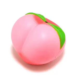 Colossal Soft Squishy Peaches Fruit Series Cream Scented Super Slow Rising Stress Relief Squeeze Toys Party Xmas Gift for Kids