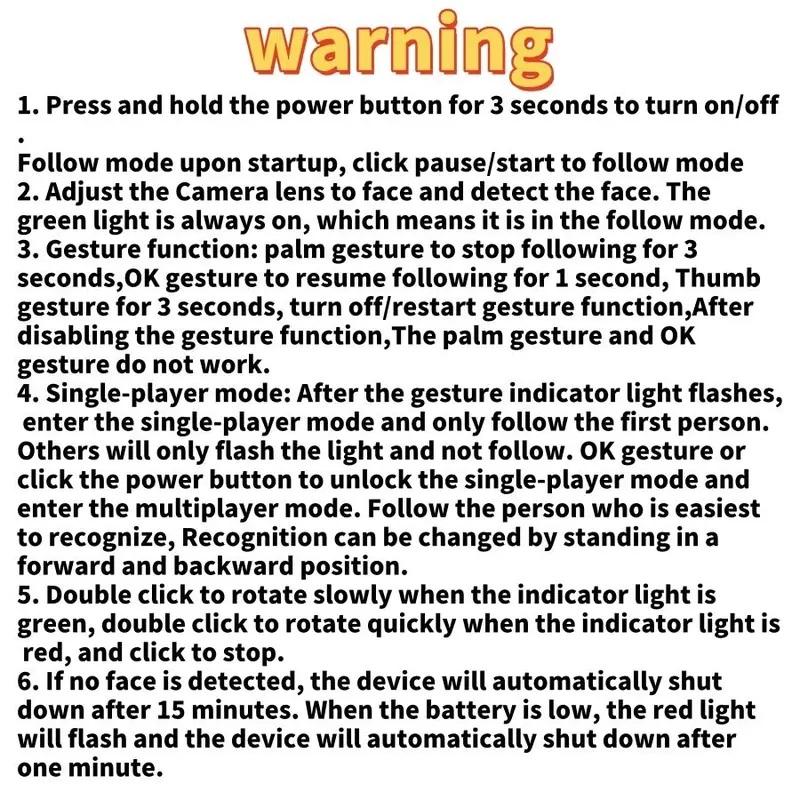 Automatic Face Tracking Tripod, 360 Degree Rotating Smart Stand with LED Lights and Gesture Control, Ideal for Vlog Live Videos