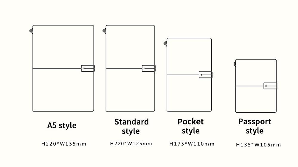100% Genuine Leather Journal Refillable Travel Notebook Retro DIY Handmade Diary Sketchbook School Office Gift Customized