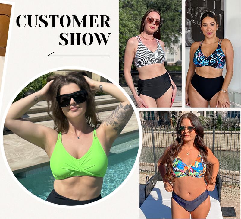 Holipick Women's Twist Front Bikini Top - Push Up Bathing Suit Top Padded Swimsuit Top Holipick Women's Twist Front Bikini Top - Push Up Bathing Suit Top Padded Swimsuit Top