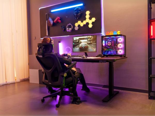 【TikTokShopBlackFriday】Foldex Ergonomic Office Chair, Folding Office Chair for Small Spaces with Lumbar Support, Foam/Mesh Seat，Flip-up Armrests, 3D Headrest, Desk Chairs with Footrest for Work,Video Game