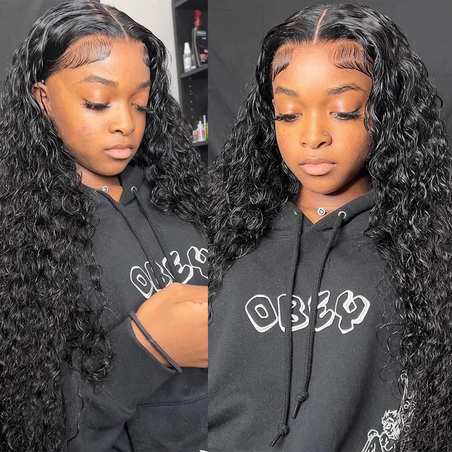 Bling Hair Deep Wave 9x6 Glueless Wigs Human Hair 5x5 Lace Clousure Wig For Black Women Ready to Wear 13x6 Deep Culy Wig Brazilian Human Hair Wig Pre Plucked TikTokShopBlackFriday