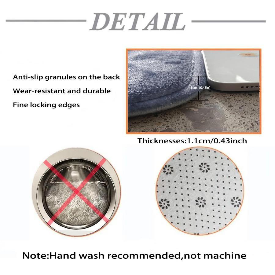 Luxury Wood Style Strawberry Rug, Durable Kitchen Mat, Entry Door Mat, Multi-Sized Welcome Gift, Summer Decor Floor Mat