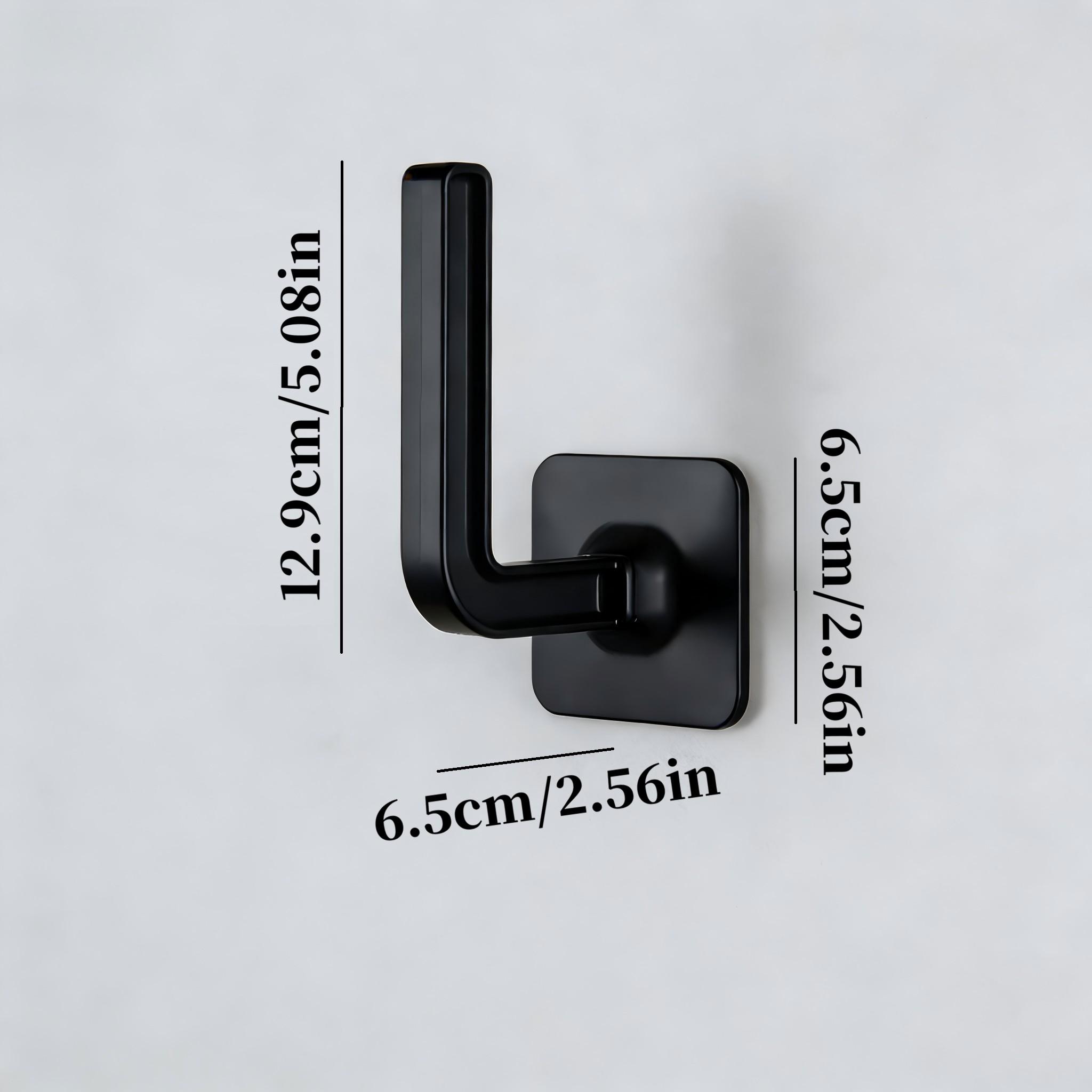 3-Pack No-Drill Hooks, Multi-Purpose Strong Adhesive Hooks, Seamless Clothing Hangers, Kitchen Storage Rack, Wall L-Shaped Hooks