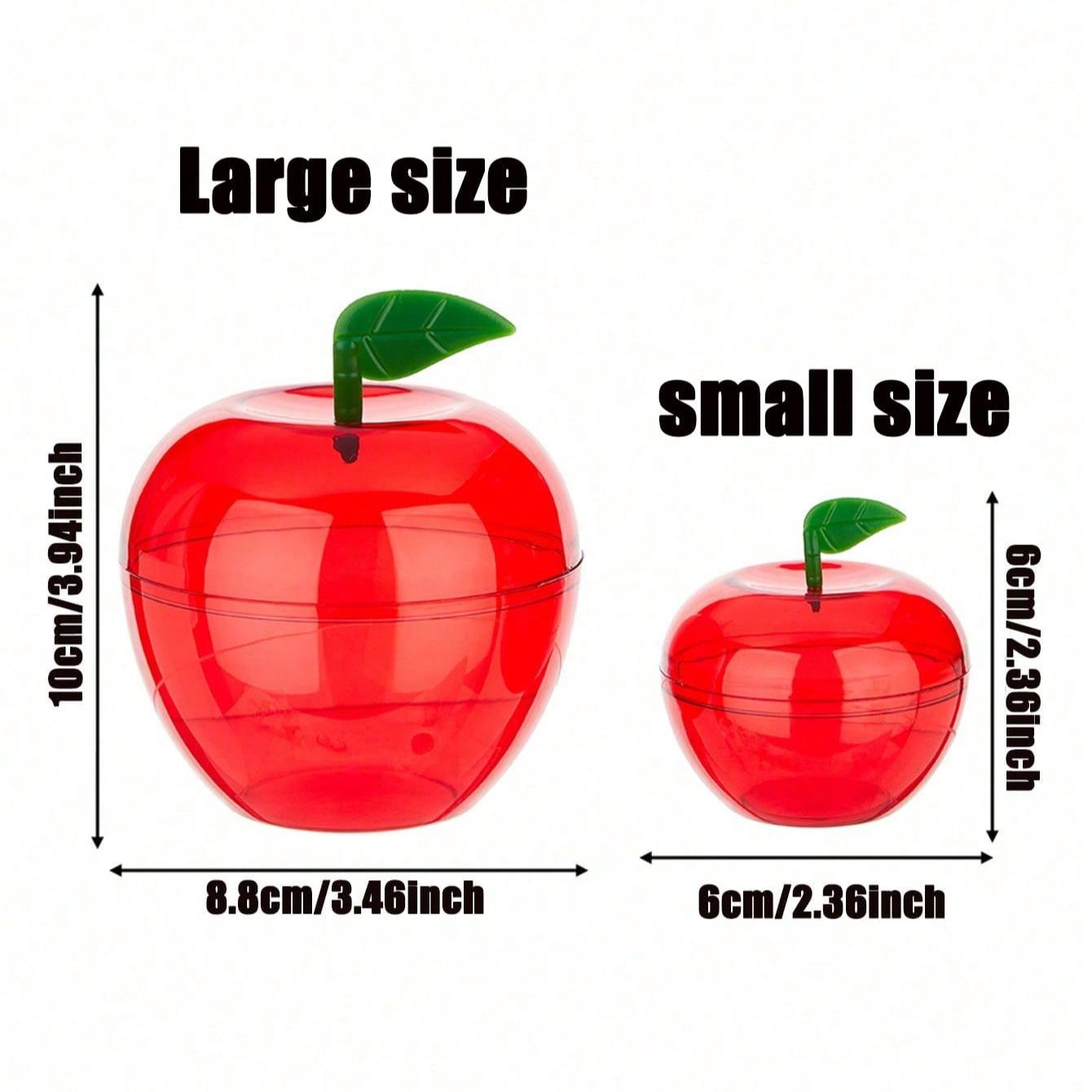 Plastic Apple Containers Wholesale Candy Box Stand, Thank You Gift for Kids, Christmas Party Return Gifts, Teacher Appreciation, Birthday Gift Box, Party Gift Packs