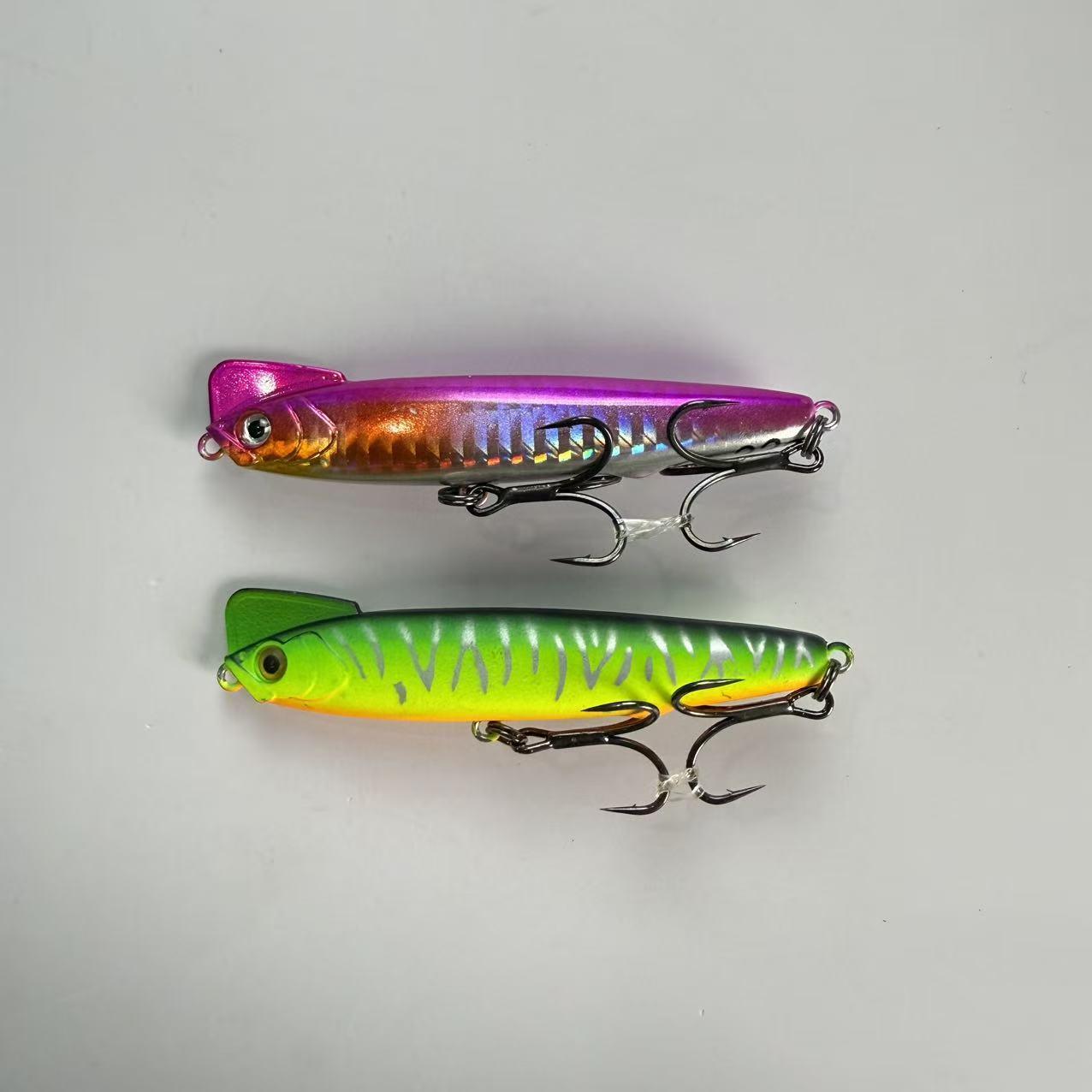 Large brand remastered version, popular, 2pcs, large swing long throw submerged pencil fishing for sea bass, trembling sinking lure, fake bait, chicken crown bait, suitable for freshwater and seawater fishing accessories, fishing equipment and supplies