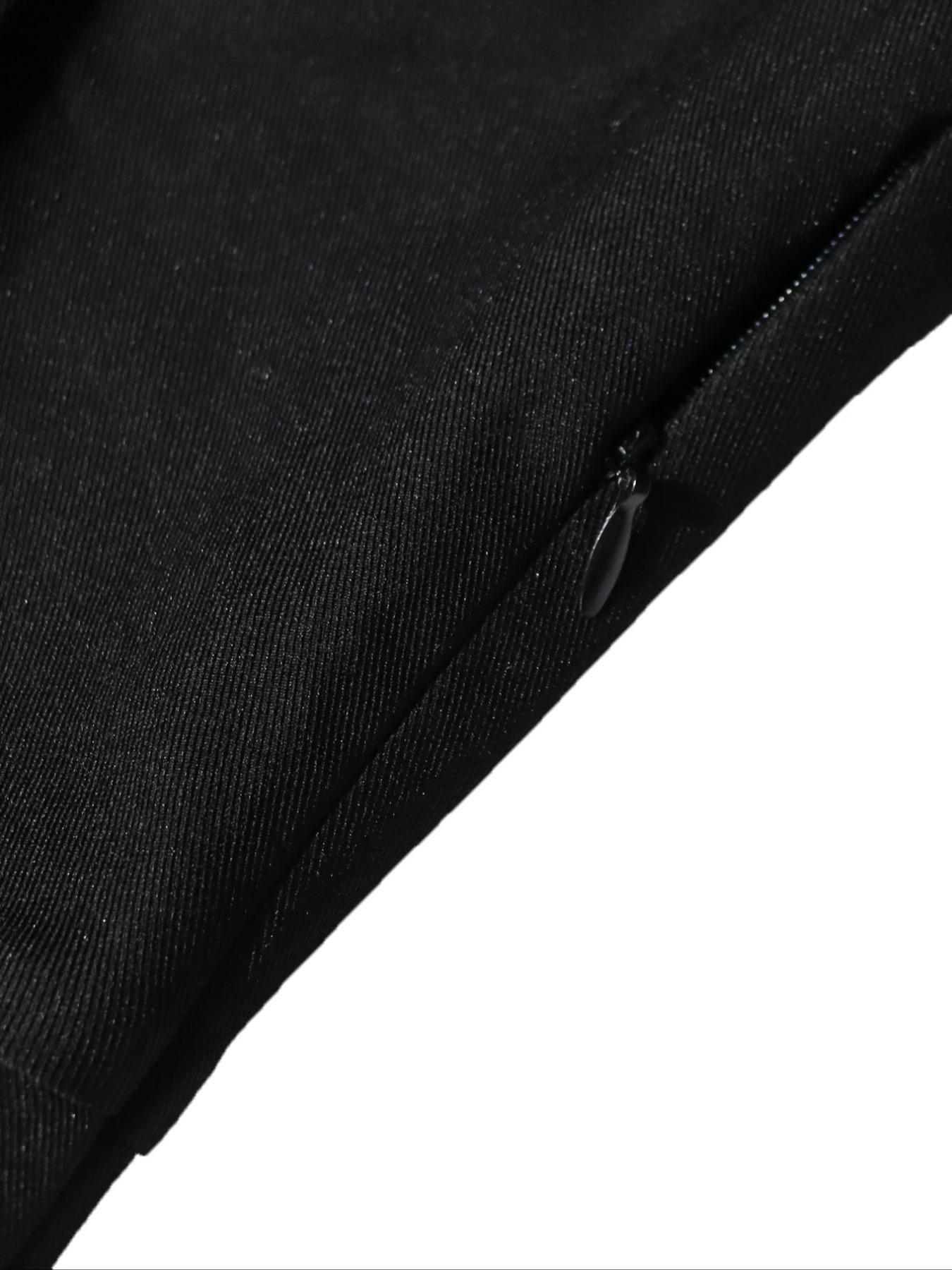 Elegant Patchwork Suit Romper, Double Button Lapel Jumpsuit, Perfect for Parties & Formal Occasions