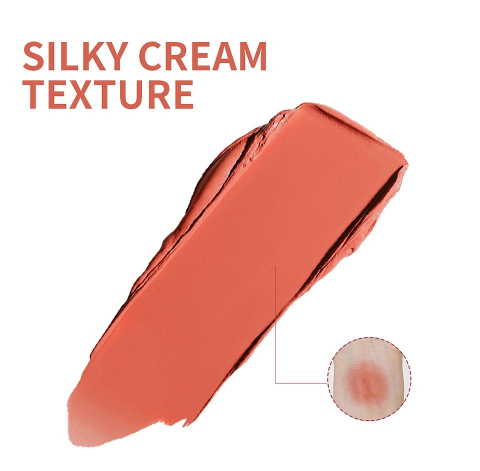 Multi-colour cream blush, matte blush, cream blush, all-in-one contouring, dual-use for lips and cheeks, creamy blush, portable make-up palette, long-lasting matte finish