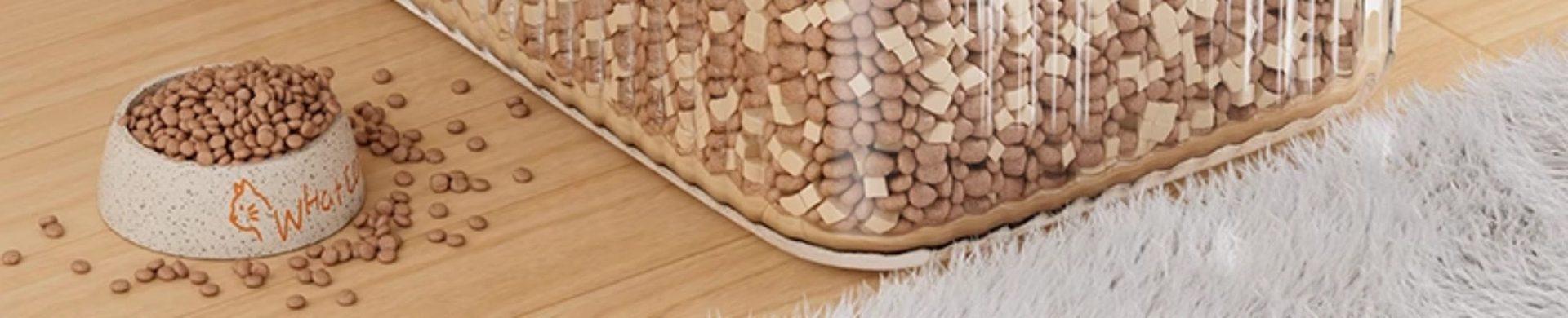 Cat food storage bucket Dog food bucket Sealed moisture-proof and insect-proof grain storage bucket Food grade pet food large-capacity storage box