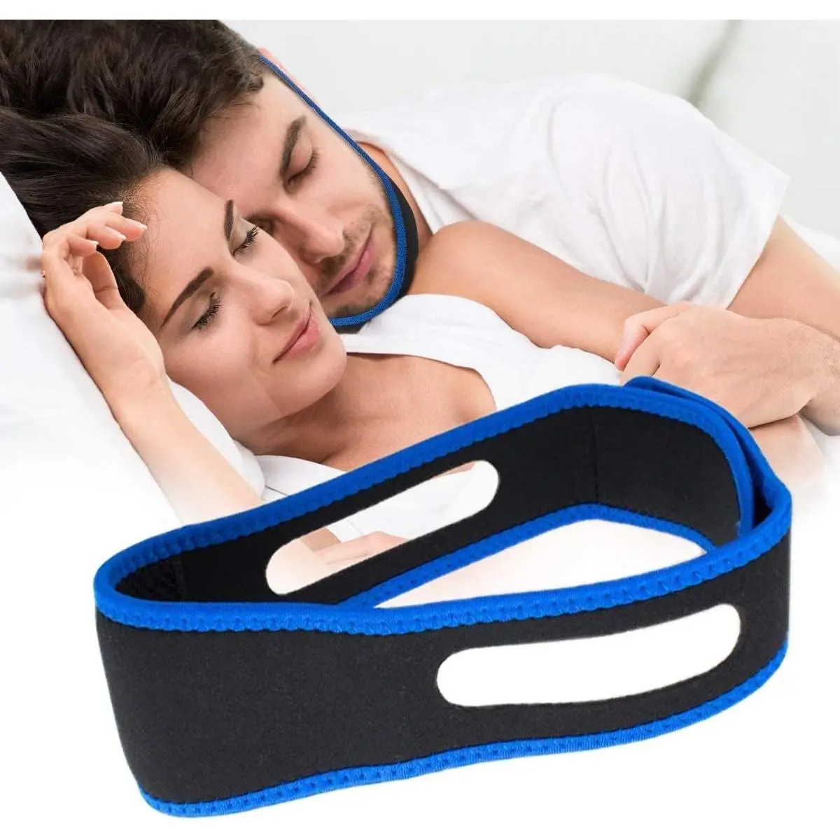 2025 Model Anti Snoring Chin Strap, Stop Snoring Chin Straps for CPAP Users, Jaw Strap for Sleeping,Chin Straps Keep Mouth Closed for Sleeping Better, Cpap Chin Strap for Sleep for Men Women