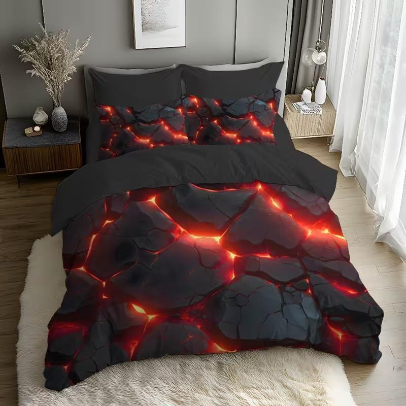 Light Design Bedding Set, Soft Comfortable Duvet Cover & Pillowcases, 3D Digital Print, Suitable for Bedroom Hotel School Dormitory, Modern Bedding Set