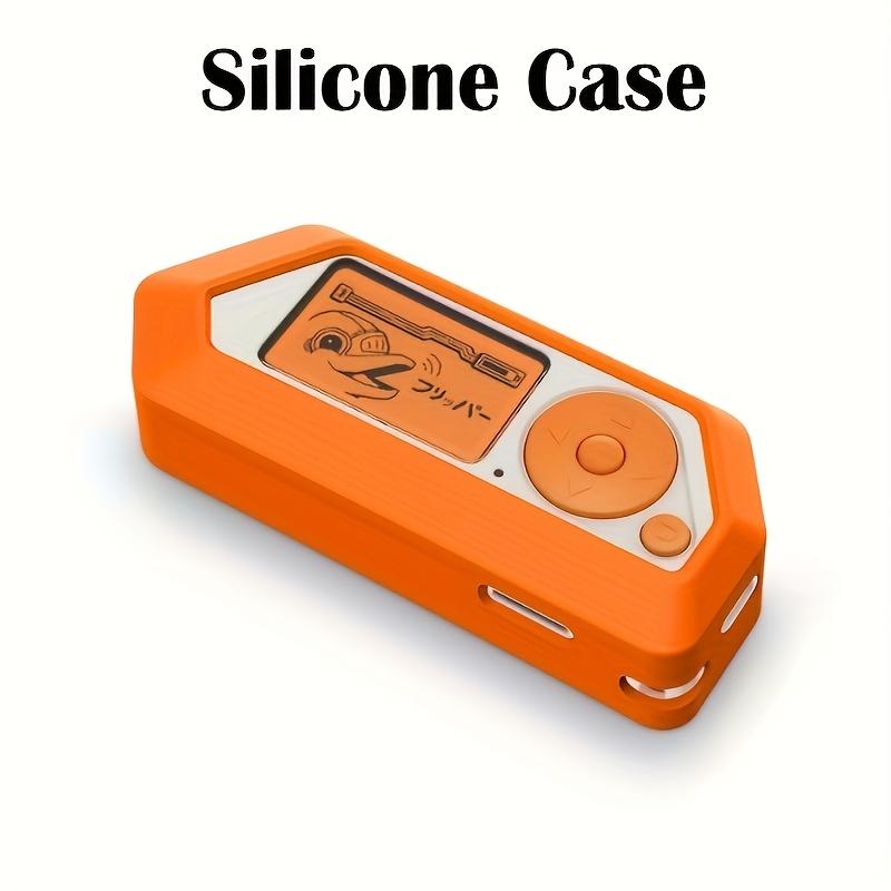 Zero Case Soft Silicone Protective Cover, Includes Screen Protector, Compatible with Flipper Zero Device, Essential Hacker Accessory, Portable Protection Silicone Shield