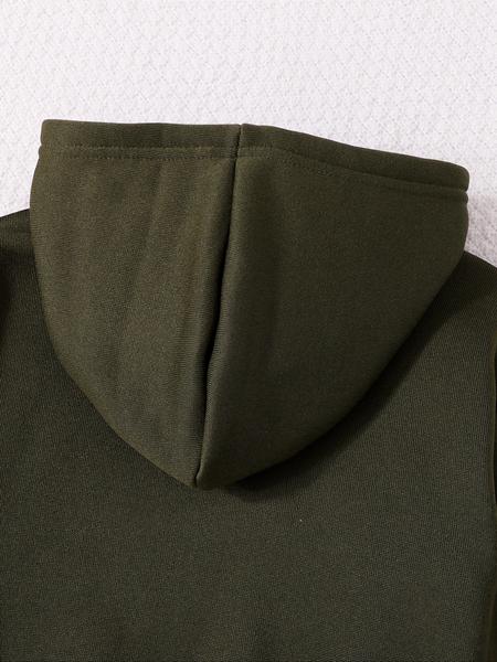 Boys' Cute Dinosaur Hoodie Set, Long Sleeve Fleece Pullover & Comfortable Jogger Pants, Perfect Gift for Kids, Fall Winter Casual Wear