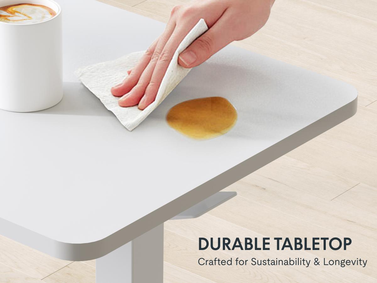 【TikTokShopBlackFriday】FLEXISPOT Mobile Adjustable Overbed Table, Bedside Standing Desk with Wheels, Rolling Laptop & Computer Cart, Portable Workstation for Home, Office, Bedroom, Hospital, Dorm, with Tiltable & Foldable Options