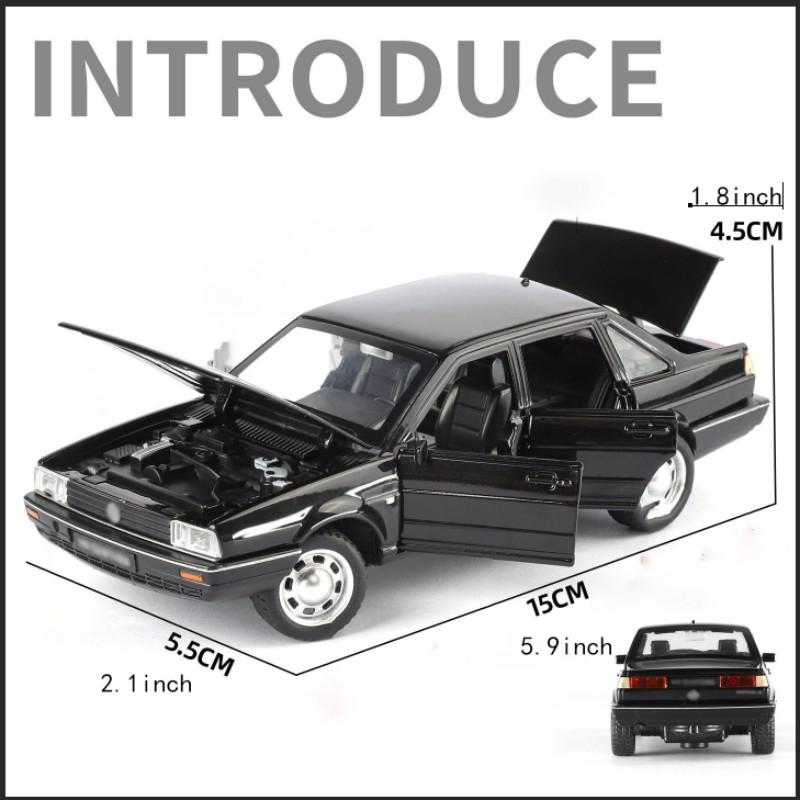 Volkswagen Santana 1:32 Classic Alloy Car Model Collectible Ornament, High-Quality Replica Vehicle Decorative Piece