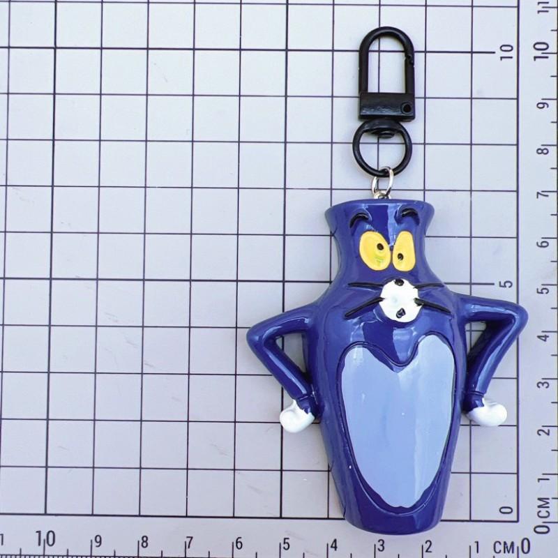 Cute Cartoon Creative Cat Mouse Keychain, Kids Backpack Car Accessory, Nail Clip Holder, Fun and Practical Gift Idea