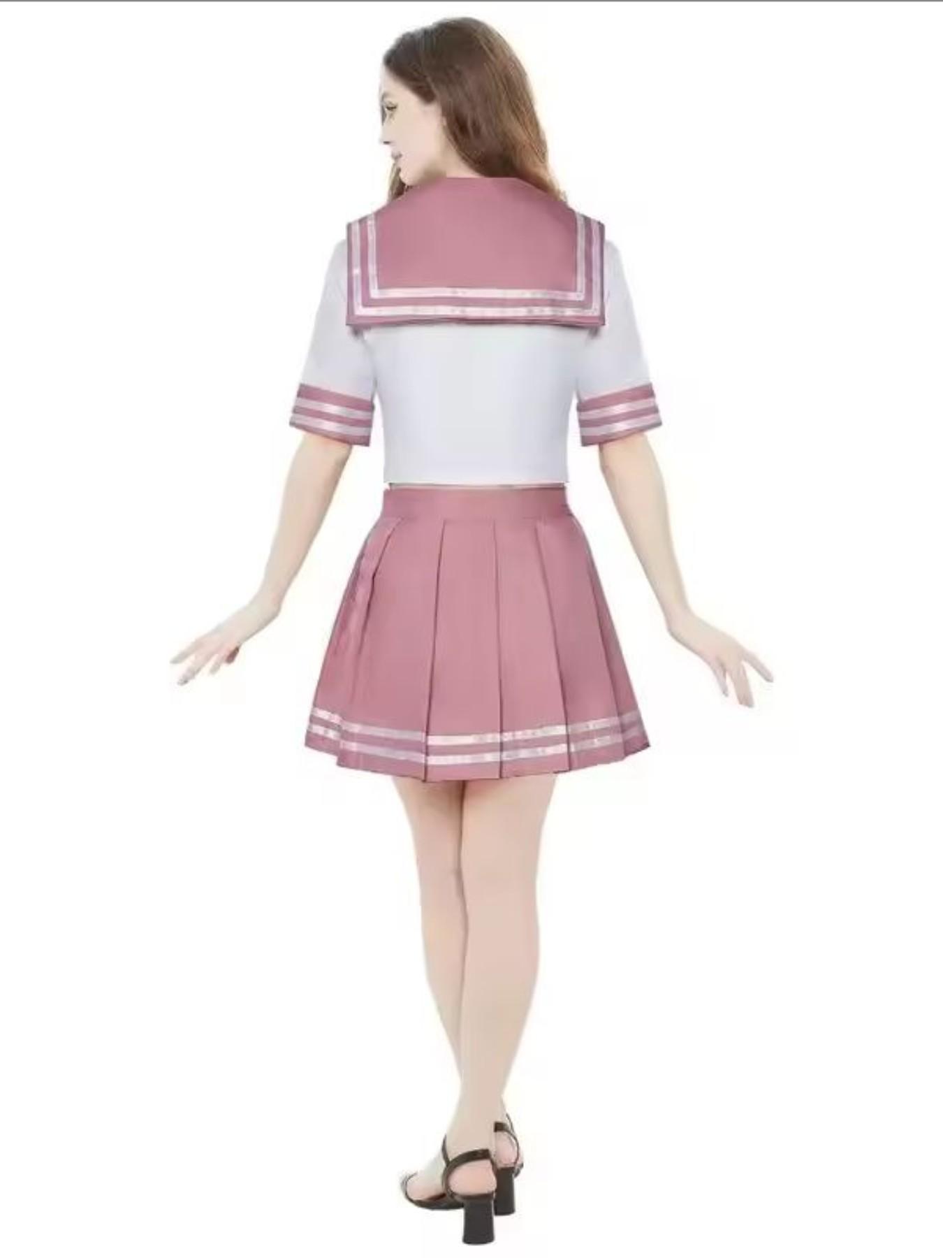 Fate Apocrypha Rider Astolfo Cosplay for Men JK School Uniform Sailor Suit Women Outfit Anime Halloween Costume