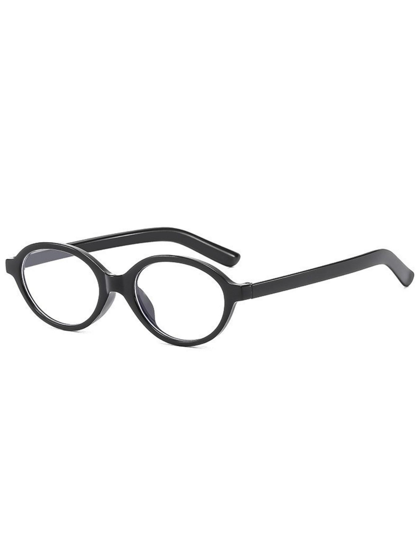Vintage Oval Frame Eyeglasses, Blue Light Blocking Eyeglasses for Women & Men, Perfect for Work, Study and Daily Wear