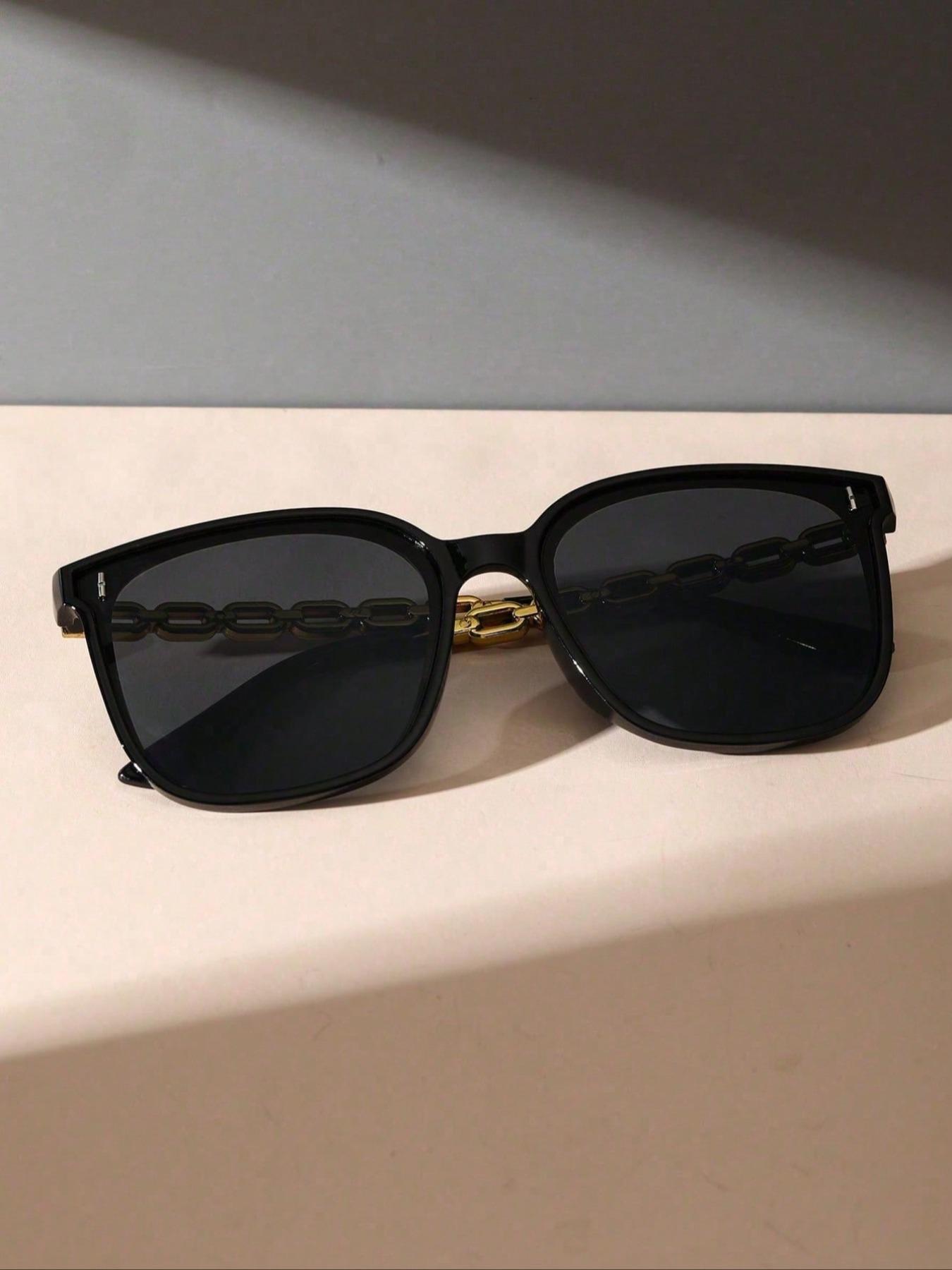 Classic Trendy Women's Square Sunglasses, Perfect for Daily Life, Driving, Shopping, Fashionable Casual Sunglasses