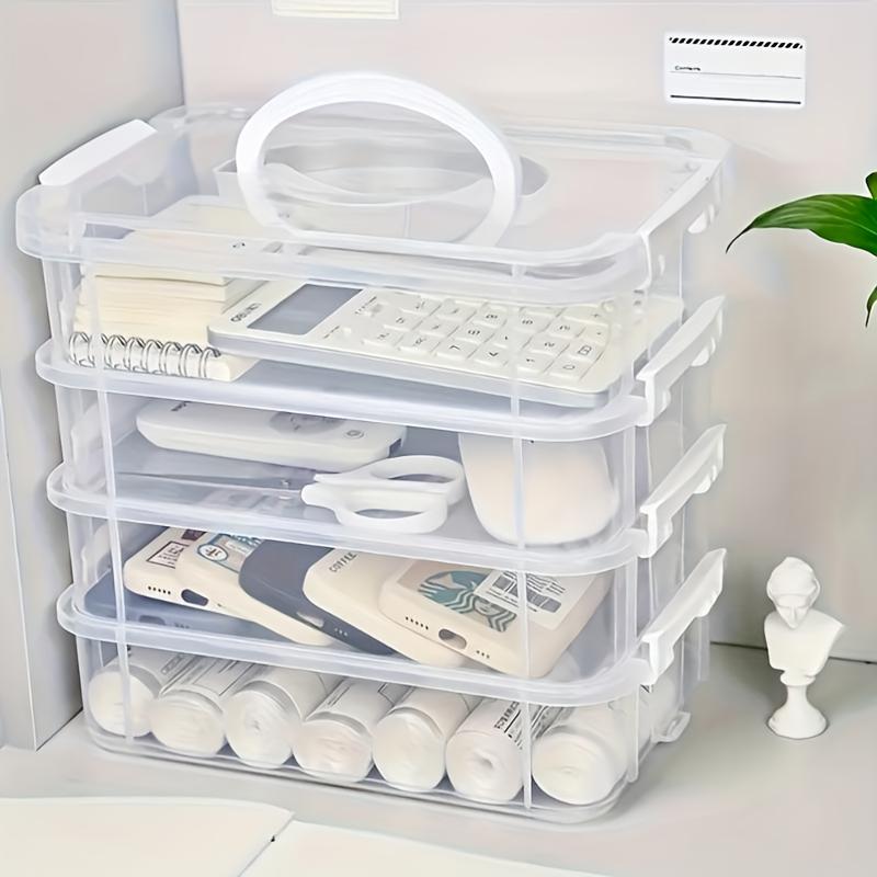 Brick Storage Box Tool Classification Box, Toy Brick Small Part Slots Drawer Organizer, Organize Your Bricks Efficiently, Clear Storage Box