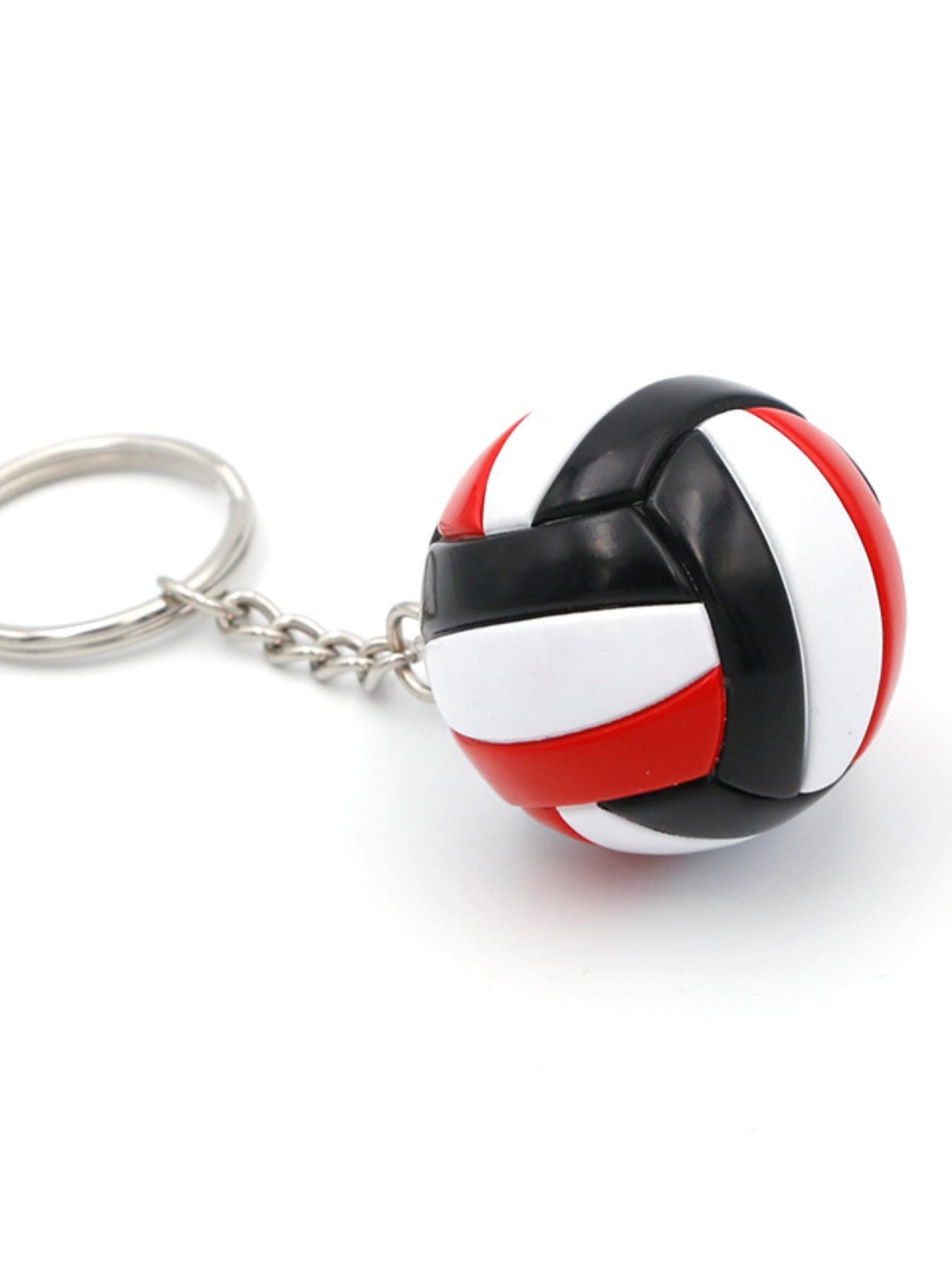 Volleyball Keychain Bag Charm Sports Competition Award Creative Gift, Unique Volleyball Accessory for Athletes & Fans