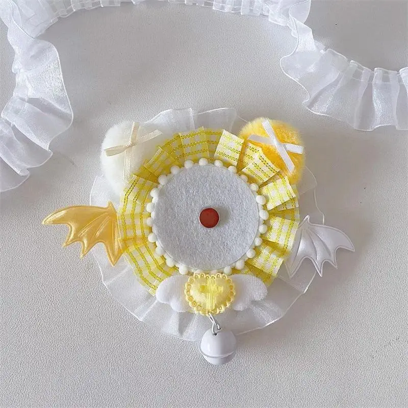 DIY Handcrafted Lace Anime Badge Holder Fashion Lolita Itabag Pins Photo Display Bracket Ribbon Decoration for Ita Bag Ornament