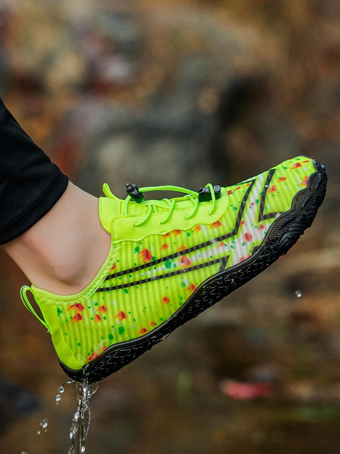 Professional Anti-Slip Quick-Dry Hiking Shoes, Men's Breathable Outdoor Water Sports Sneakers, Shock-Absorbing Soft Sole Beach Shoes