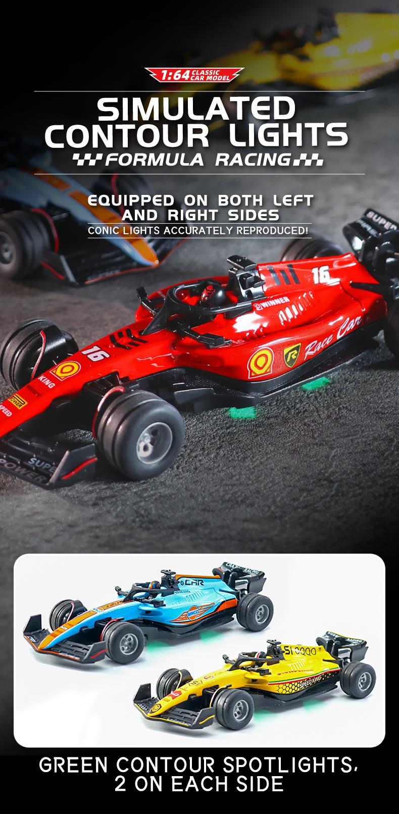 Hotfree 1/64 Mini RC F1 Racing Car, Pocket Size 2.4GHz Portable Drift ...