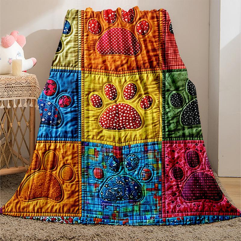 Soft Flannel Blanket for Dogs, Novelty Pet Accessory, Perfect for Naps at Home, Office, School, Travel, Gift Idea