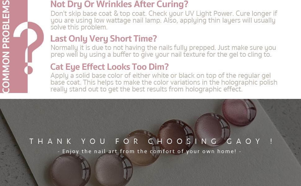 GAOY Pale Rose Cat Eye Gel Nail Polish Set with Magnet, Jelly Pink Silver Cat Eye, Salon Gel Manicure and Nail Art DIY at Home