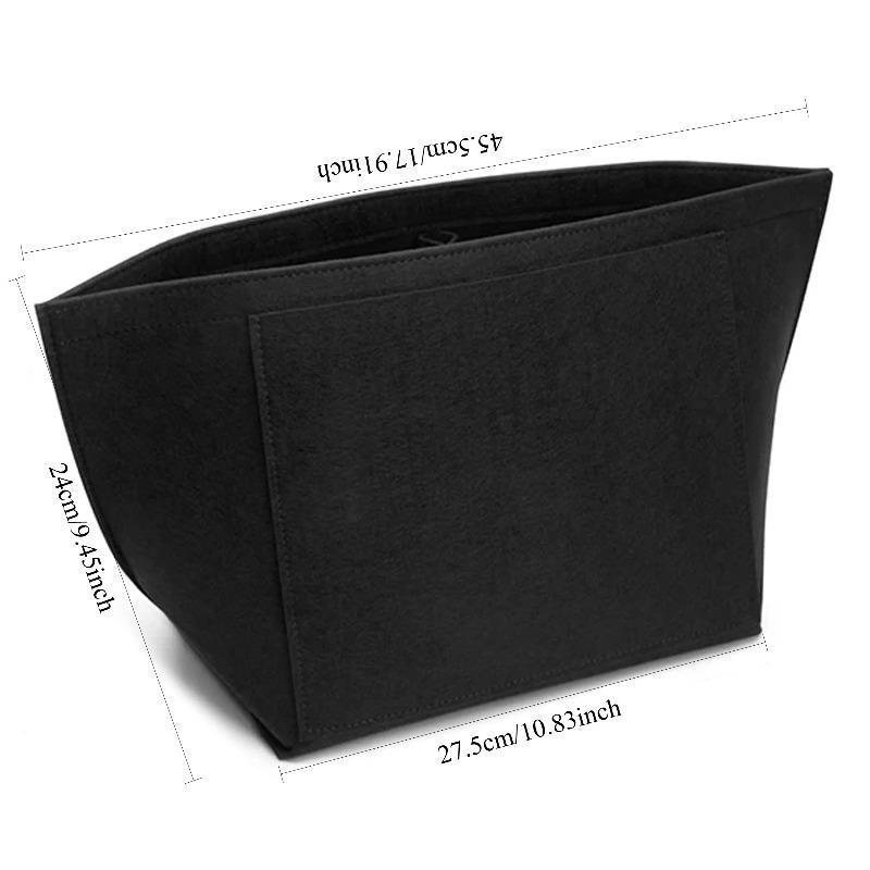 Felt Insert Lining Cosmetic Bag, Fits Longchamp Handbags, Support Liner Organizer, Makeup Pouch, Ideal for Travel & Daily Use