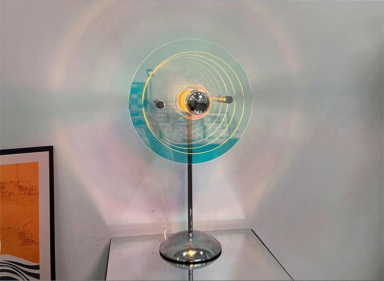 Bauhaus Style Acrylic LED Lamp - 16M Color Smart Mood Light for Bedroom/Studio, Modular Panels with Touch Control, Designer Gift for Him/Her, Creative Led Lighting